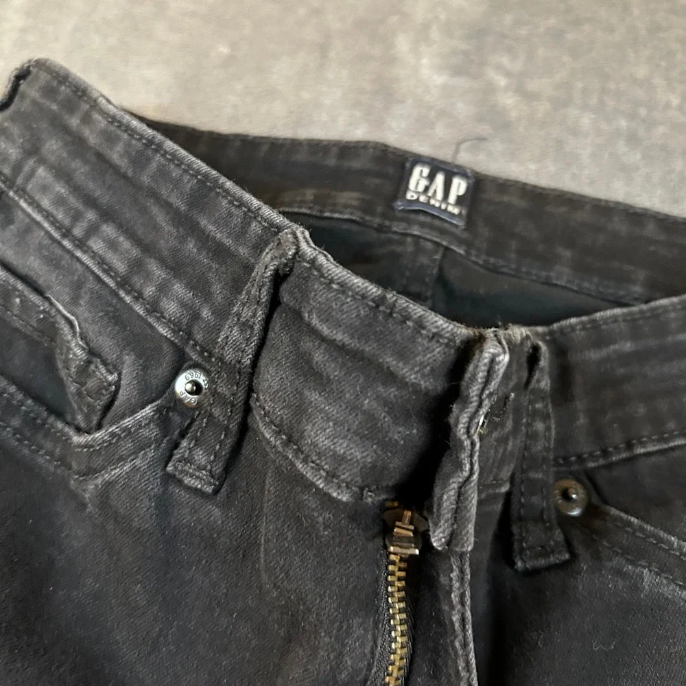 GAP Denim Black Jeans Womens Size 25 Regular‎ Slimming Stretch Casual Pants